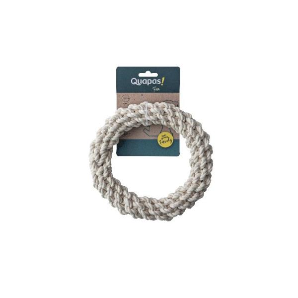 ARDEBO.de Quapas Dog Toy Rope Round Natural L 27 cm