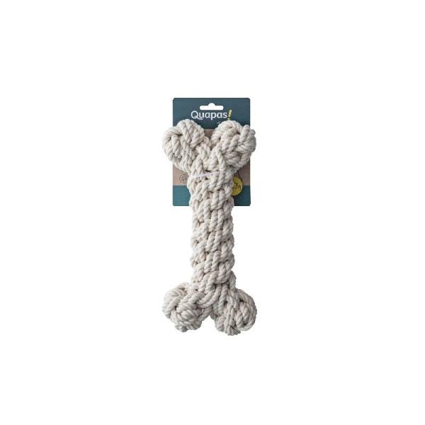 ARDEBO.de Quapas Dog Toy Rope Bone Natural XL 40 cm