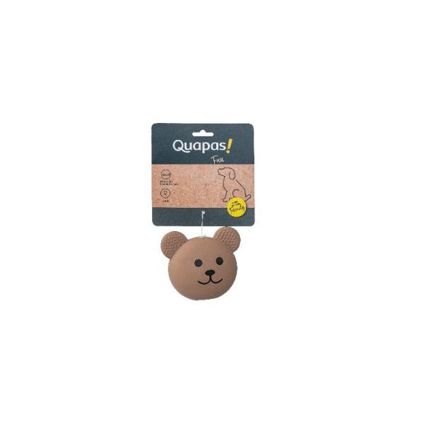 ARDEBO.de Quapas Dog Toy Fun Latex Bear Head