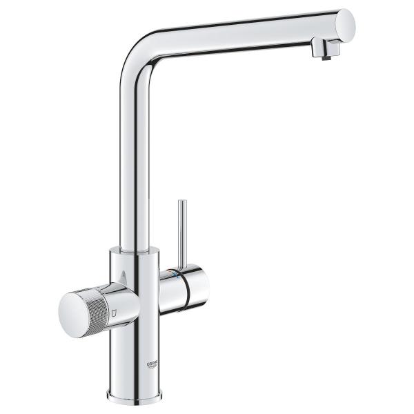ARDEBO.de GROHE Blue Pure Minta Einhand-Spültischbatterie, Einzelarmatur, L-Auslauf, chrom (30588000)