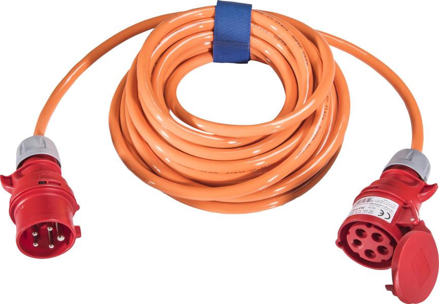 ARDEBO.de - CEE-Verl. H07BQ 5G2,5, 10m 16A, 400V, 5-polig, 6h,orange