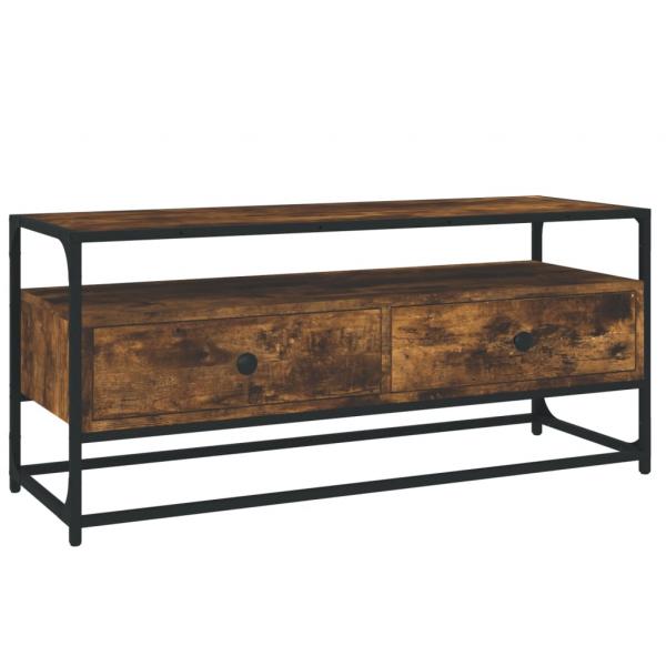 TV-Schrank Räuchereiche 100x35x45 cm Holzwerkstoff