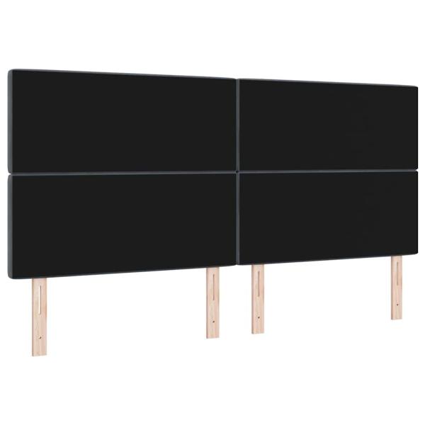 Kopfteil Kristallknopf tufted Dunkelgrau 200 cm Samt