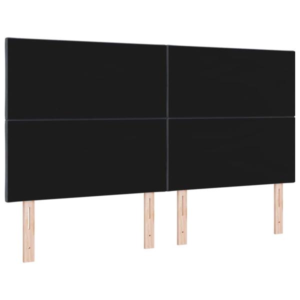 Kopfteil Diamantblock-Design Dunkelgrau 180 cm Samt