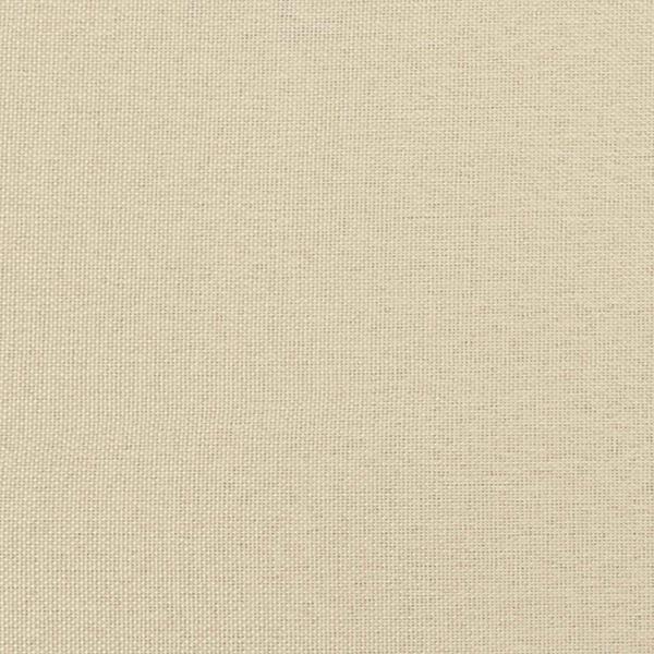Boxspringbett mit Matratze Creme 100x200 cm Stoff