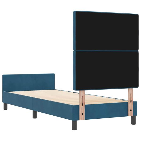 Bettgestell Dunkelblau 80x200 cm Velvet