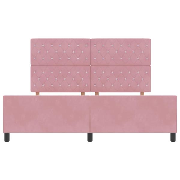 Bettgestell Pink 180x200 cm Samt