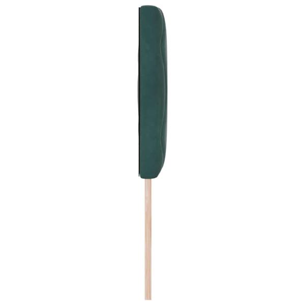 Kopfteil Dunkelgrün 144 cm Samt