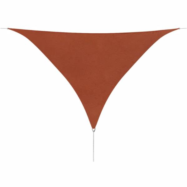 ARDEBO.de - Sonnensegel Oxford-Gewebe Dreieckig 3,6x3,6x3,6 m Terracotta