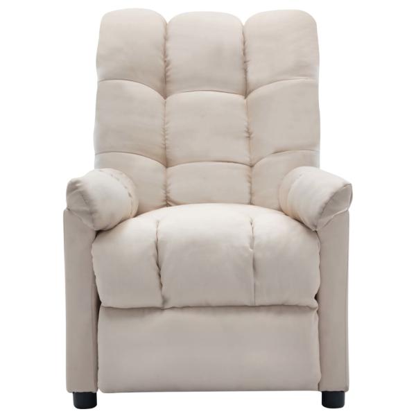 Massagesessel Elektrisch Creme Stoff