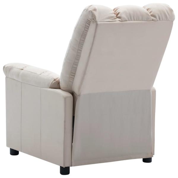 Massagesessel Elektrisch Creme Stoff