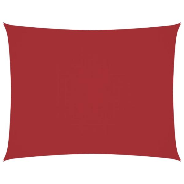 Sonnensegel Oxford-Gewebe Rechteckig 3x4,5 m Rot