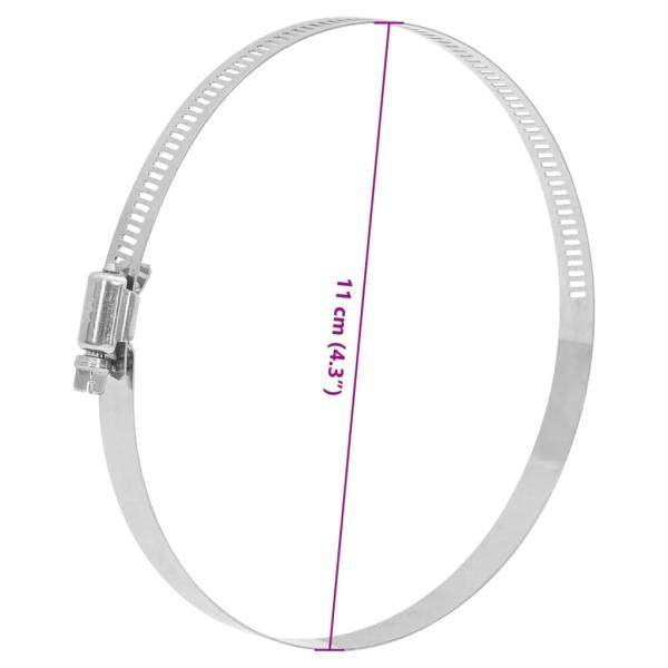Schlauchschellen 6 Stk. 91-110 mm Edelstahl 304