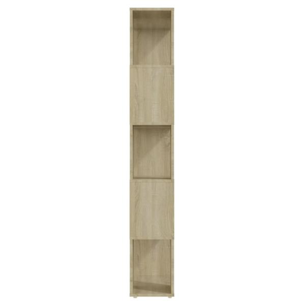 Bücherregal Raumteiler Sonoma-Eiche 60x24x155 cm