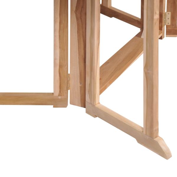 7-tlg. Garten-Essgruppe Klappbar Massivholz Teak