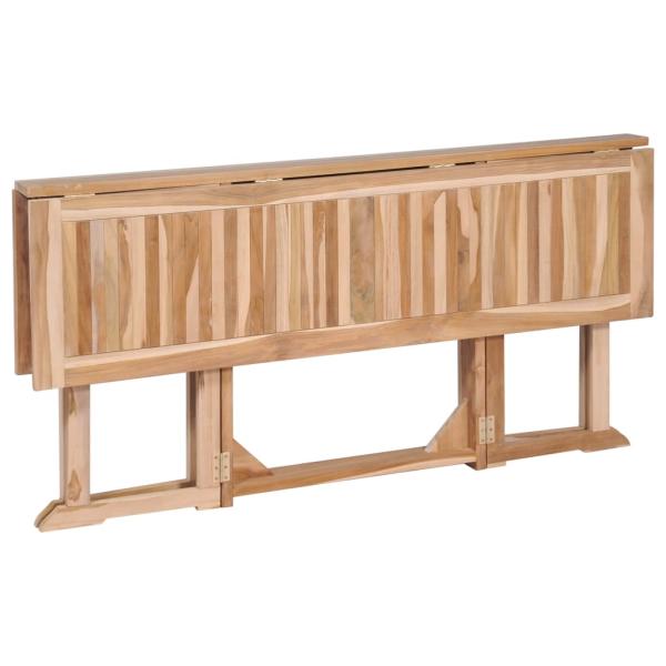7-tlg. Garten-Essgruppe Klappbar Massivholz Teak