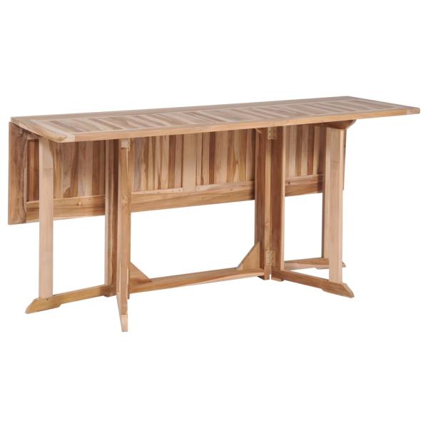 7-tlg. Garten-Essgruppe Klappbar Massivholz Teak