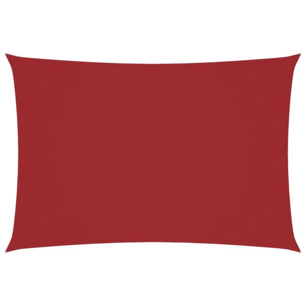 Sonnensegel Oxford-Gewebe Rechteckig 3x5 m Rot