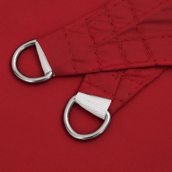 Sonnensegel Oxford-Gewebe Rechteckig 3x5 m Rot