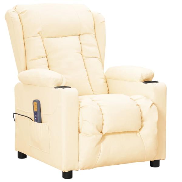 ARDEBO.de - Massagesessel Creme Kunstleder