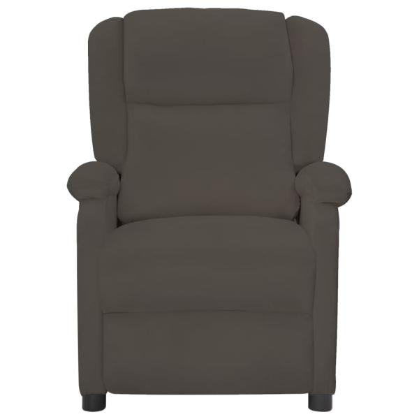 Relaxsessel Dunkelgrau Samt