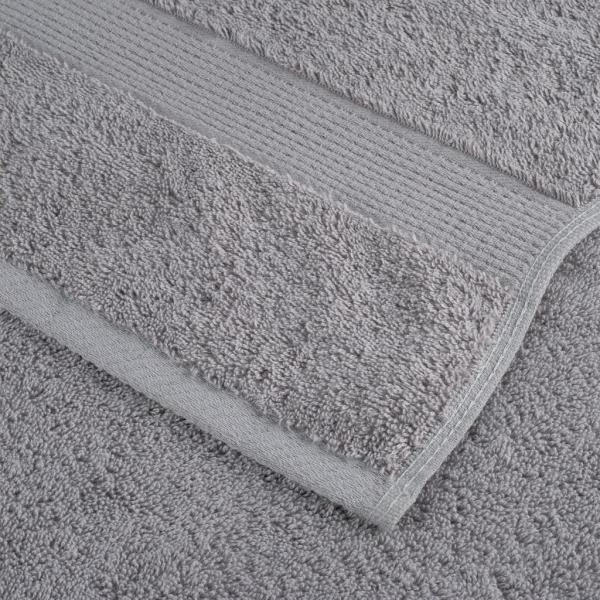 Premium-Gästetücher SOLUND 4 Stk. Grau 30x50 cm 600 g/m²