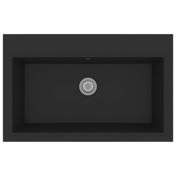 Küchenspüle Schwarz 790x500x193 mm Granit