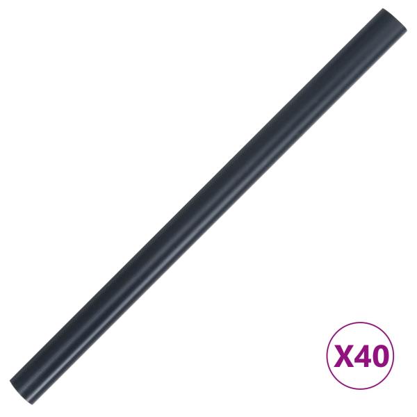 Garten Sichtschutzbildschirme 2 pcs Dunkelgrau 35 x 0.19 m PVC