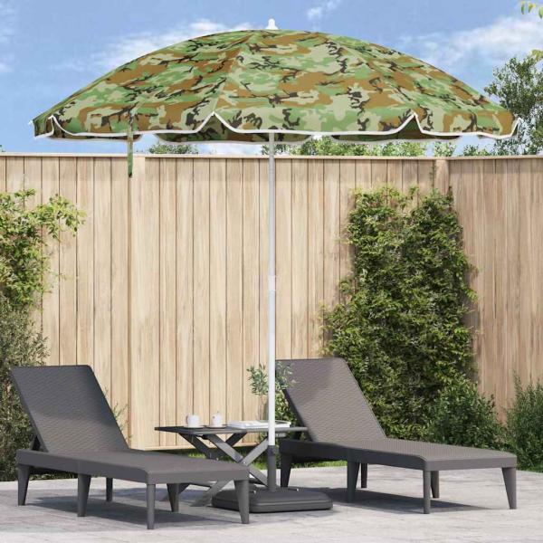 ARDEBO.de - Strandparasol mit Aluminiumstange Camouflage 300 cm