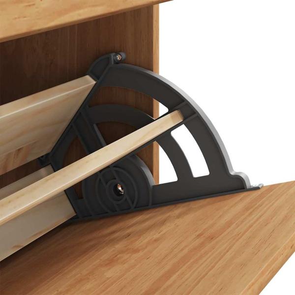 Schuhregale und -organisationen Braun Massivholz Kiefer Mittel