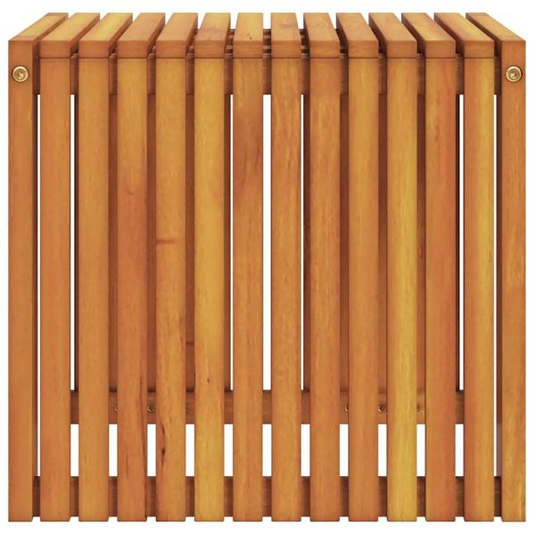 Garten Beistelltisch 43x36x40 cm Massivholz Teak