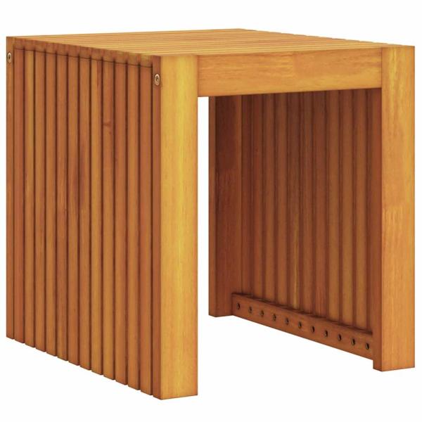 Garten Beistelltisch 43x36x40 cm Massivholz Teak