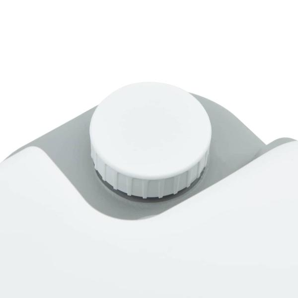Campingtoilette Tragbar Grau 10L Frischwasser 20L Abwassertank