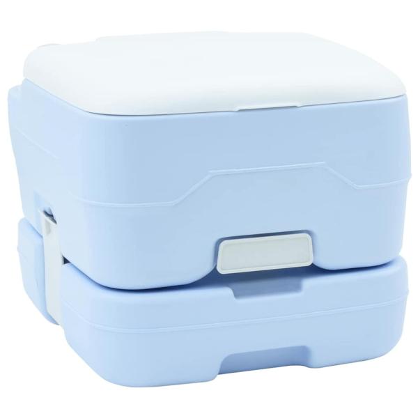 ARDEBO.de - Tragbare Camping-Toilette Blau, 10L Frischwasser, 10L Abwassertank