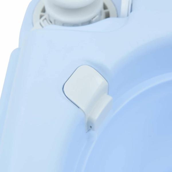 Tragbare Camping-Toilette Blau, 10L Frischwasser, 10L Abwassertank