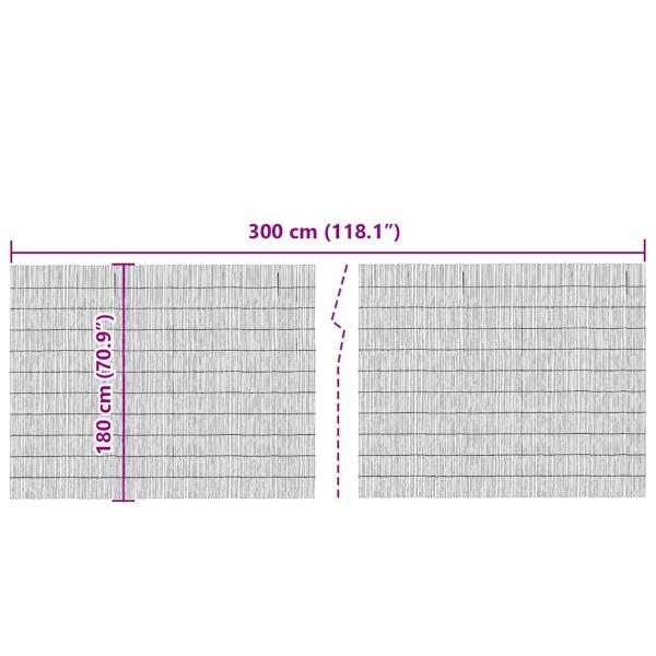 Garten Schilfzaun 300x180 cm