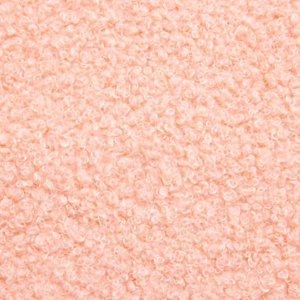 Entspannungsstuhl Rosa Lockiges Woll-ähnliches Gewebe