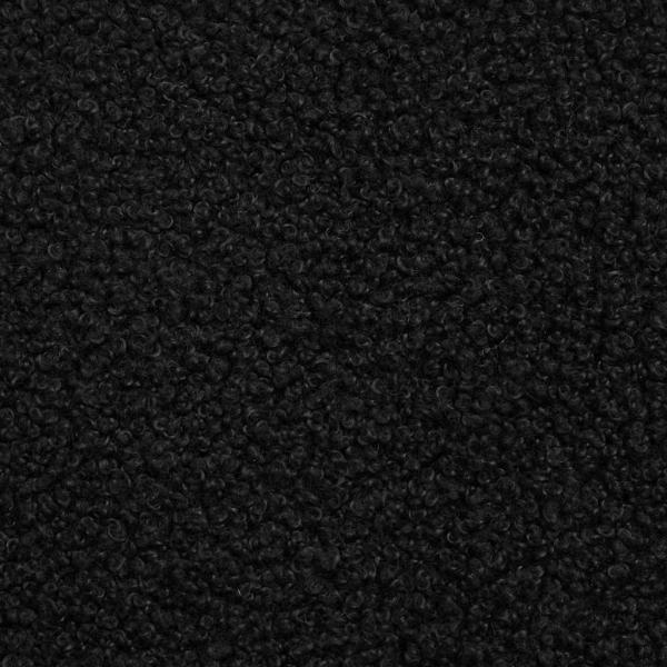 Entspannungsstuhl Schwarz Lockiges Stoffähnliches Material