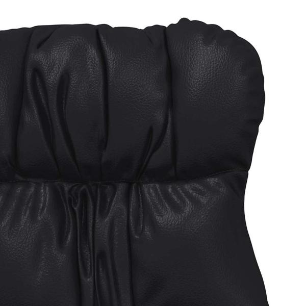 Entspannungsstuhl Schwarz Kunstleder