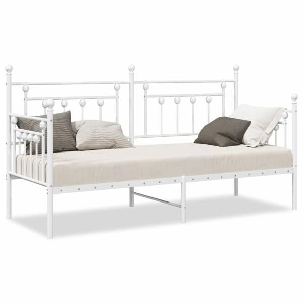 Betten & Bettgestelle Weiß Metall 75 x 190 cm Langlebig