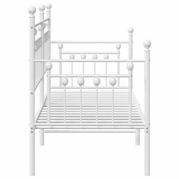 Betten & Bettgestelle Weiß Metall 75 x 190 cm Langlebig