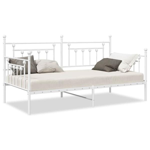 Betten & Bettgestelle Weiß Metall 100 x 200 cm Langlebig Bett