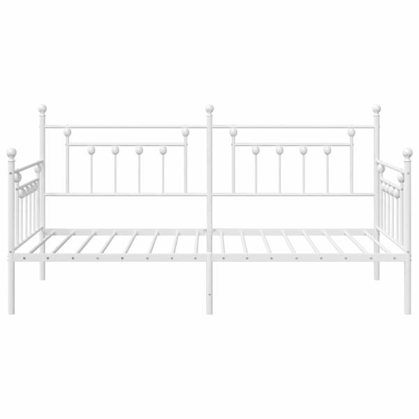 Betten & Bettgestelle Weiß Metall 100 x 200 cm Langlebig Bett