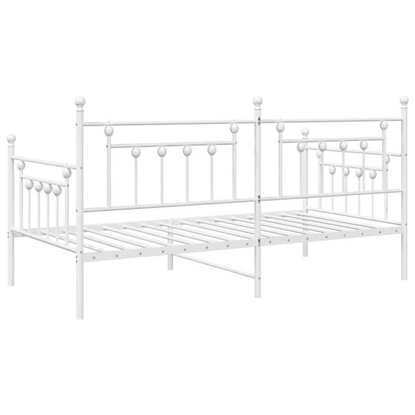 Betten & Bettgestelle Weiß Metall 100 x 200 cm Langlebig Bett