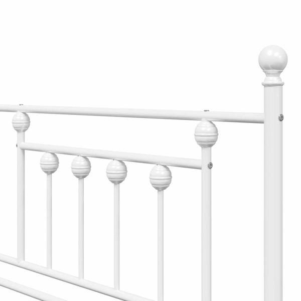 Betten & Bettgestelle Weiß Metall 100 x 200 cm Langlebig Bett
