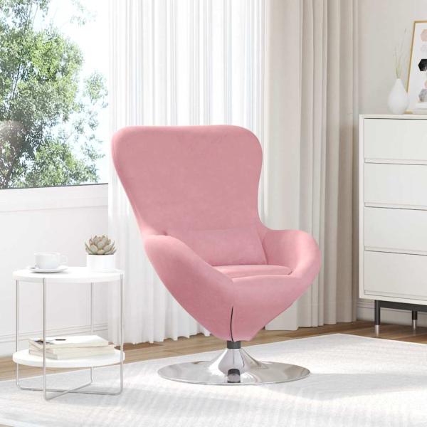 ARDEBO.de - Ei-Sessel Pink Samt