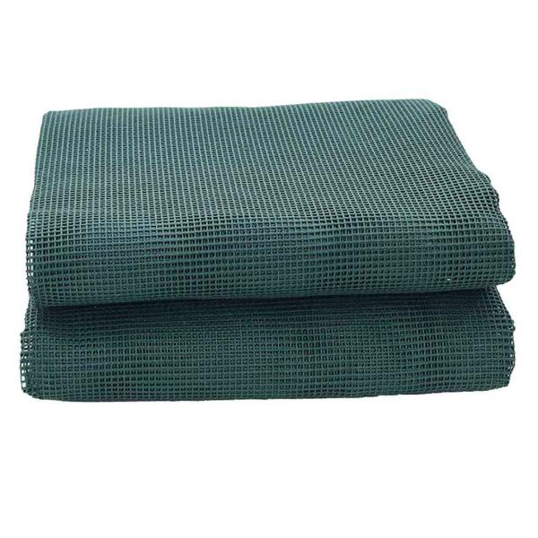 Zeltteppich Anthrazit 4x2 m Grün Polyethylen 4 x 3,5 m