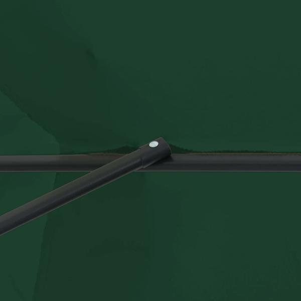 Garten-Sonnenschirm Ø395x245 cm grün