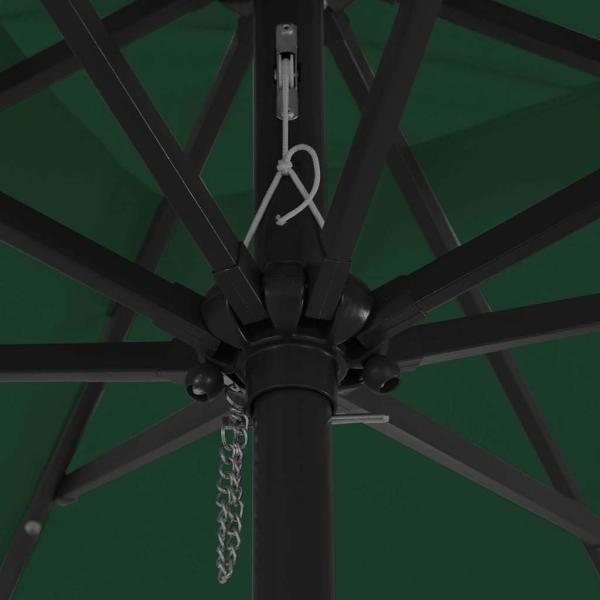 Terrassenschirme & Sonnenschutz Grün Polyester, Aluminium Groß