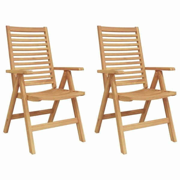 Gartenstühle 2er Set ausTeakholz